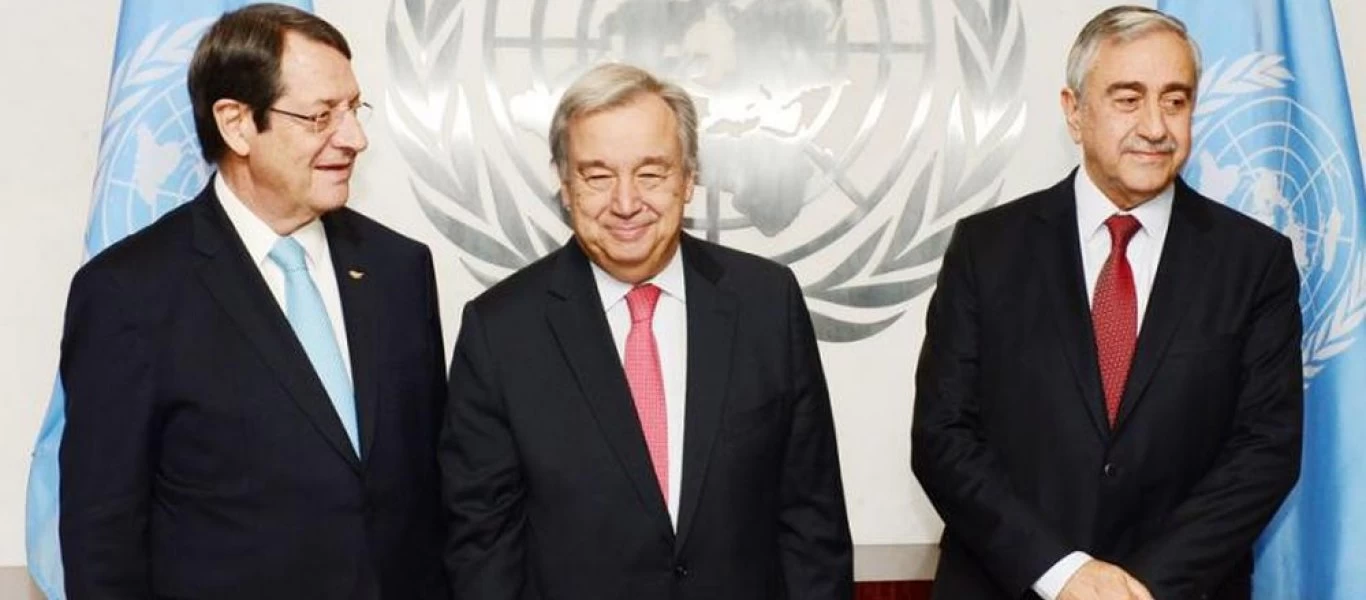 Κυπριακό: «Ίσως ανακοινωθεί κάτι μετά το δείπνο Αναστασιάδη-Γκουτέρες-Ακιντζί» αναφέρει ο ΟΗΕ